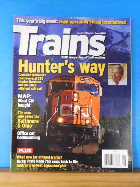 Trains Magazine 2009 August Hunter's Way Man who saved B&O