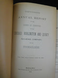 Chicago Burlington & Quincy Railroad Company Annual Report 1898 June 30