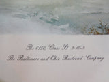 Print Baltimore & Ohio Railroading Co 6150 Class L1 2-10-2 1973