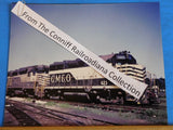 Photo Gulf Mobile & Ohio Locomotive #623 8X10 Color