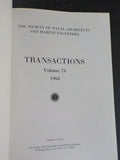 Society of Naval Architects and Marine engineers Transactions Vol 76 1968