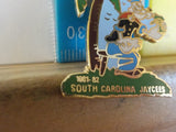 Jaycees South Carolina Popeye Palm Tree 1981-82  PIN