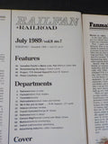 Railfan & Railroad Magazine 1989 July Remembering the Katy MKT