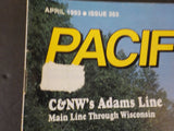Pacific Rail News #353 1993 April C&NW Adams Line Dunsmuirs CA SP Gregory switch