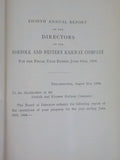 Norfolk and Western Railway Annual Report 8th June 30 1904 FOLD OUT MAP