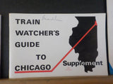 Train Watcher's Guide To Chicago Soft Cover  Supplement And MAP
