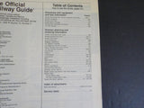 Official Railway Guide 1992 December North American Travel Damage See photos