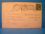 Postcard Massachusetts Horticultural Society Boston MA Postmarked 1911 Newcomb