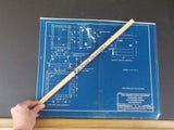 Blueprint PRR Passenger Cars Duct Between Blower & heating coail 412192