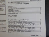 Rail Pace News Magazine 1990 July Railpace Allegheny Alcos and steam Hudson Line