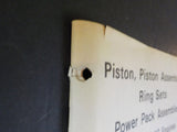 EMD Reference Catalog 567 and 645 Engines Piston Piston Assemblies Ring sets Pow