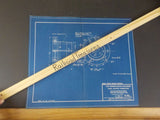 Blueprint PRR Diesel-Electric Locomotives Engine Cooling Sys radiator fan 444920