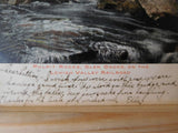 Postcard Pulpit Rocks Glen Onoko on the Lehigh Valley Railroad