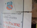 Map Union Pacific Railroad Map of the United States 1941 April 1