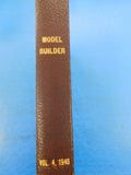 Model Builder Suckert Style Binding Volume 4 1940 5 issues