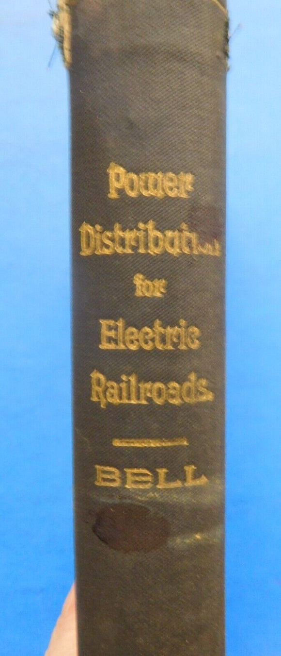 Power Distribution for Electric Railroads by Louis Bell 1897