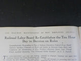 Railway Maintenance of Way Employes Journal 1922 January Vol XXXI (31) #1