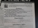 O Scale News #166 2002 Fall Burlingon Route Locomotives Milw Doodlebug