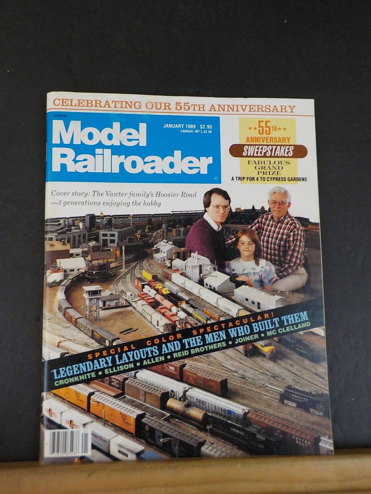 Model Railroader Magazine 1989 January Legendary Layouts & the men who ...
