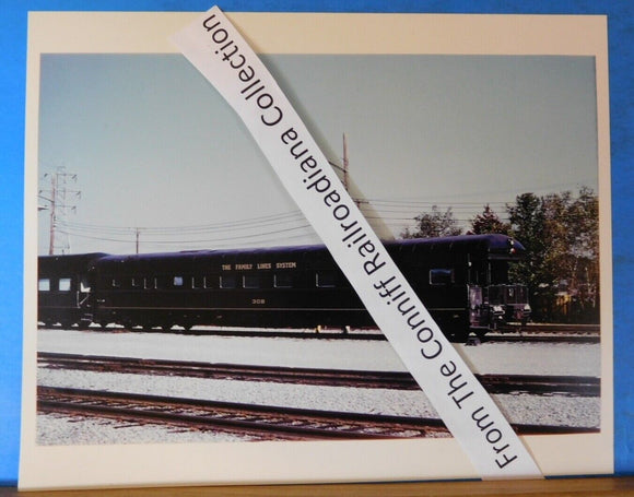 Photo Family Lines System Passenger Car #308 8X10 Color