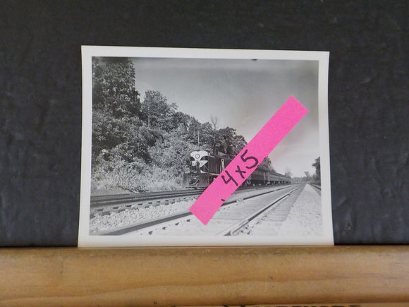 Photo Erie Locomotive #903 Black & White 4X5 Hohokus NJ 1949