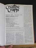 Creative Crafts Magazine Bound Volume #7 Feb 1980- Dec.1981