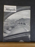 Western Pacific Mileposts 1953 January Vol IV #6 Milepost 42 Compartmentizer Car