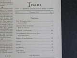 Trains Magazine 1942 January MISPRINTED AS 1941 Washing Locomotives C&EI Mike