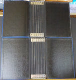 Model Railroader magazine binders lot of 7  Handwritten years Large 4.25 inches