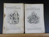 Graham’s Illustrated Magazine  1857 March Dec Lot of 2 issues