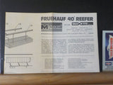 Monogram Fruehauf 40’ Reefer Snap Tite Model Kit 1/32 Monogram