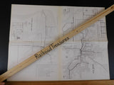Map Des Moines Sioux City Council Bluffs 2 sided
