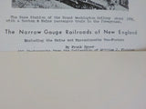 Railroad Enthusiast 1968 Winter and Spring  Narrow Gauge Issue Edaville plus