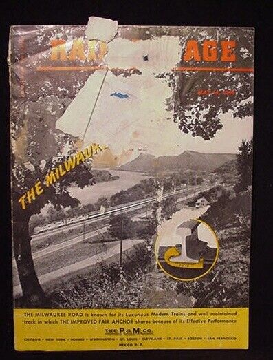 Railway Age 1949 May 14  CNR Coach Temperature Controls Pits aid frt car inspect
