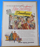Ads Union Pacific Railroad Lot #200 Advertisements from magazines (3)