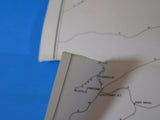 Map Reading Company and Connecting Lines Map 1934 29x23