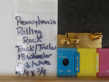 Jaycees Pennsylvania Rolling Rock 18 Wheeler Truck & Trailer Red white Beer PIN