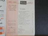 Model Trains 1961 December Warehouse Power pole lights Side door caboose