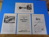 Ads Association of American Railroads Lot #9 Advertisements from magazines (10)