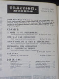 Traction & Models 1968 January St Petersburg One man cars Trackwork Operation