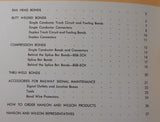 Rail Bonds Hanlon and Wilson Company Information Catalog 1951 Soft Cover