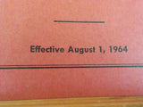 C&O B&O Switching instructions 1964 August 1