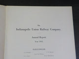 Indianapolis Union Ry Co Annual Report 1915  MAP