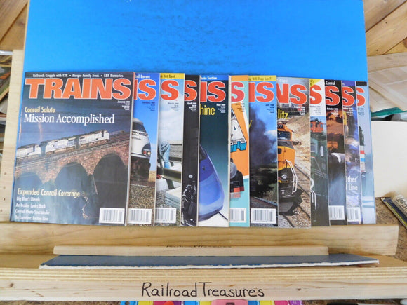 Trains Magazine Complete Year 1999 12 issues