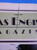 Gas Engine Magazine 1988 August Reeves Gasoline Engines Model Hot Air Engines Of