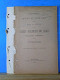 Chicago, Burlington, & Quincy Railroad Company Annual Report  1899 No back cover