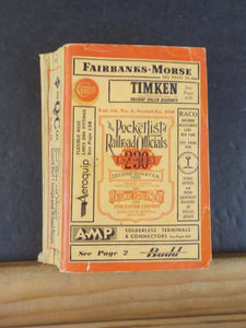 Pocket List of Railroad Officials #230 1952 2nd quarter