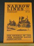 Narrow Lines Journal #43 1987 February Yosemite Short Line