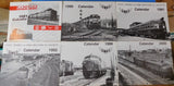 GM&O Historical Society News Magazine Calendars Lot of 6 various 1981-2000