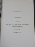 New York New Haven and Hartford Railroad Company Annual Report 1928